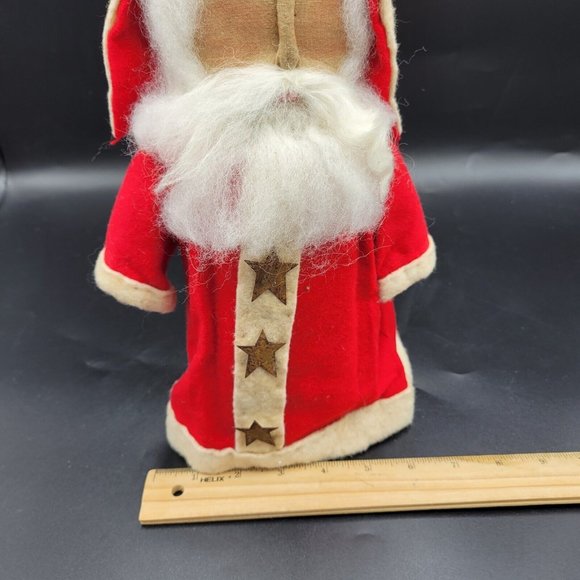 Handmade Rustic Primitive Cloth Santa Christmas Decoration Country Farmhouse - Picture 9 of 12